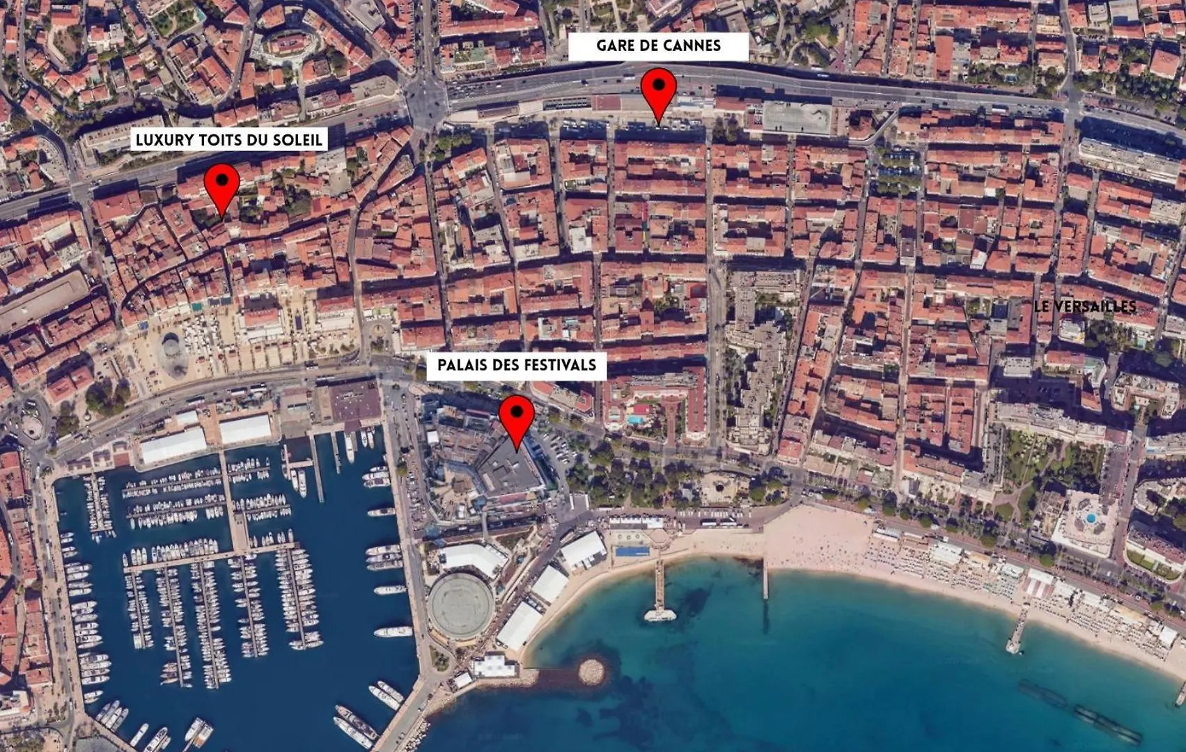 Les Toits Du Soleil: Luxury Apartment with Terraces and Jacuzzi in Central Cannes France